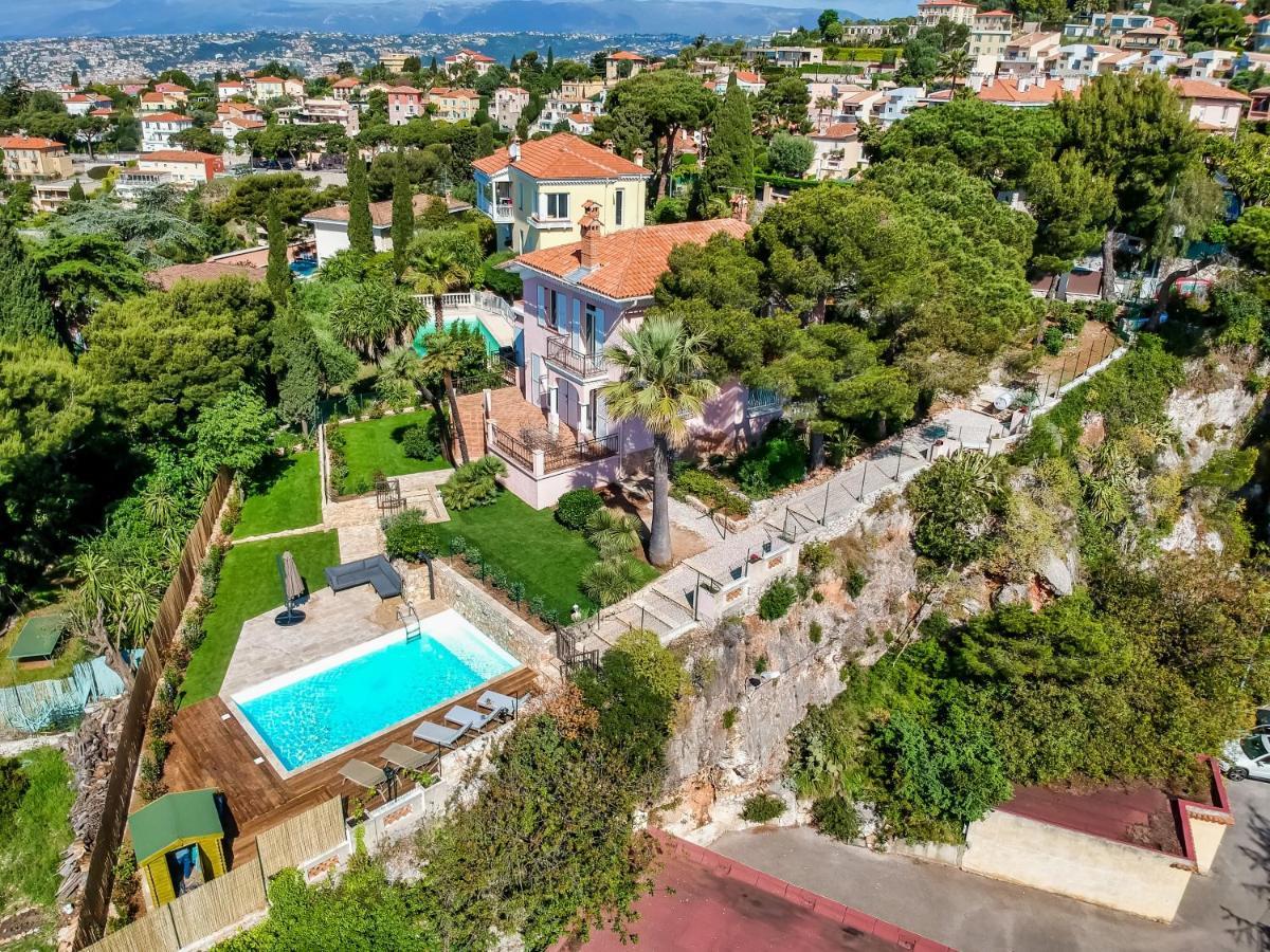 Stunning Seaview Villa. Villefranche Sur Mer Exterior photo